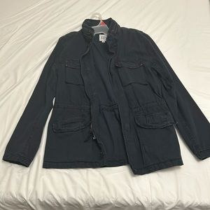 Men's Light Jacket, Gap Brand, Size Medium, Color Navy Blue